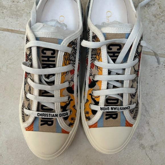 Brand new Dior embroidered sneakers size 38 - Picture 3 of 6
